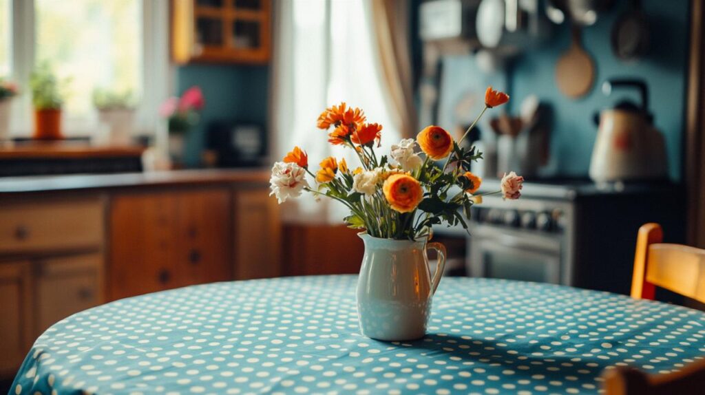 Mantel de hule con lunares: 5 formas creativas de incorporarlo en tu decoración diaria